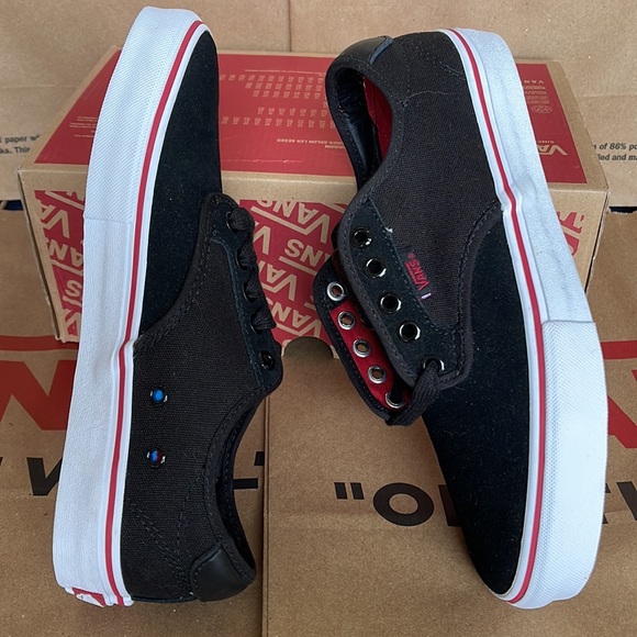 Vans Chima Ferguson Pro Black/White/Chili Pepper sneakers WMNS - Picture 12 of 16